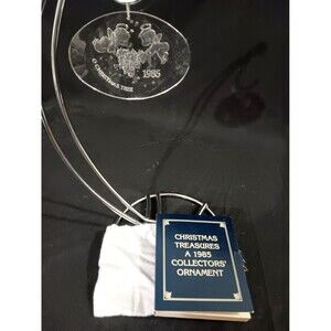 Christmas Treasures 1985 Collectors' Ornament With Original Box & Bag